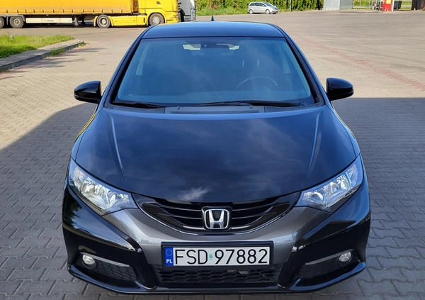 Honda Civic cena 39999 przebieg: 129832, rok produkcji 2012 z Drezdenko małe 781